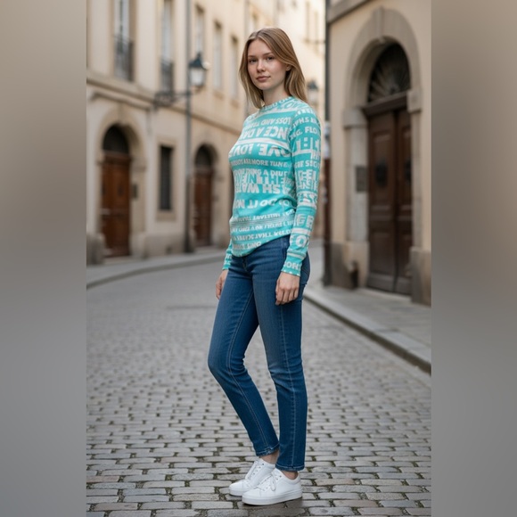 lululemon athletica Teal Manifesto Long Sleeve Top - Picture 2 of 8